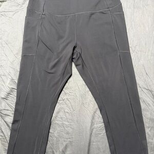 RBX Black High-Waist Cropped Leggings